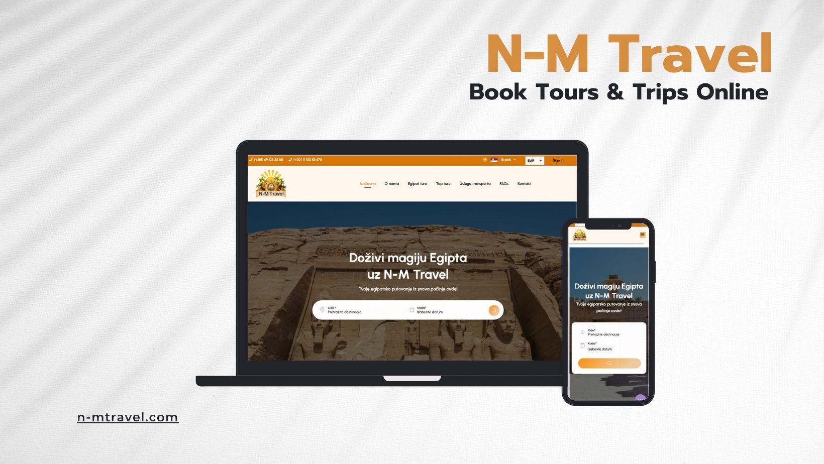 Online platforma turističke agencije